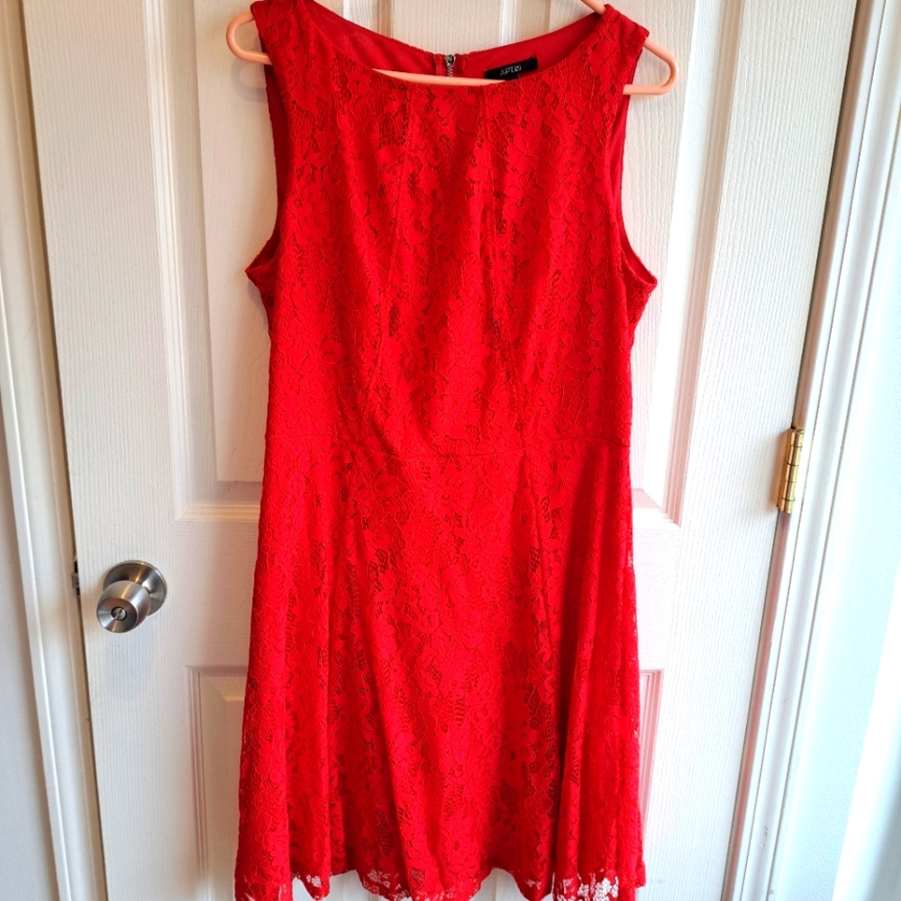 Apt 9 size 12 Red with lace